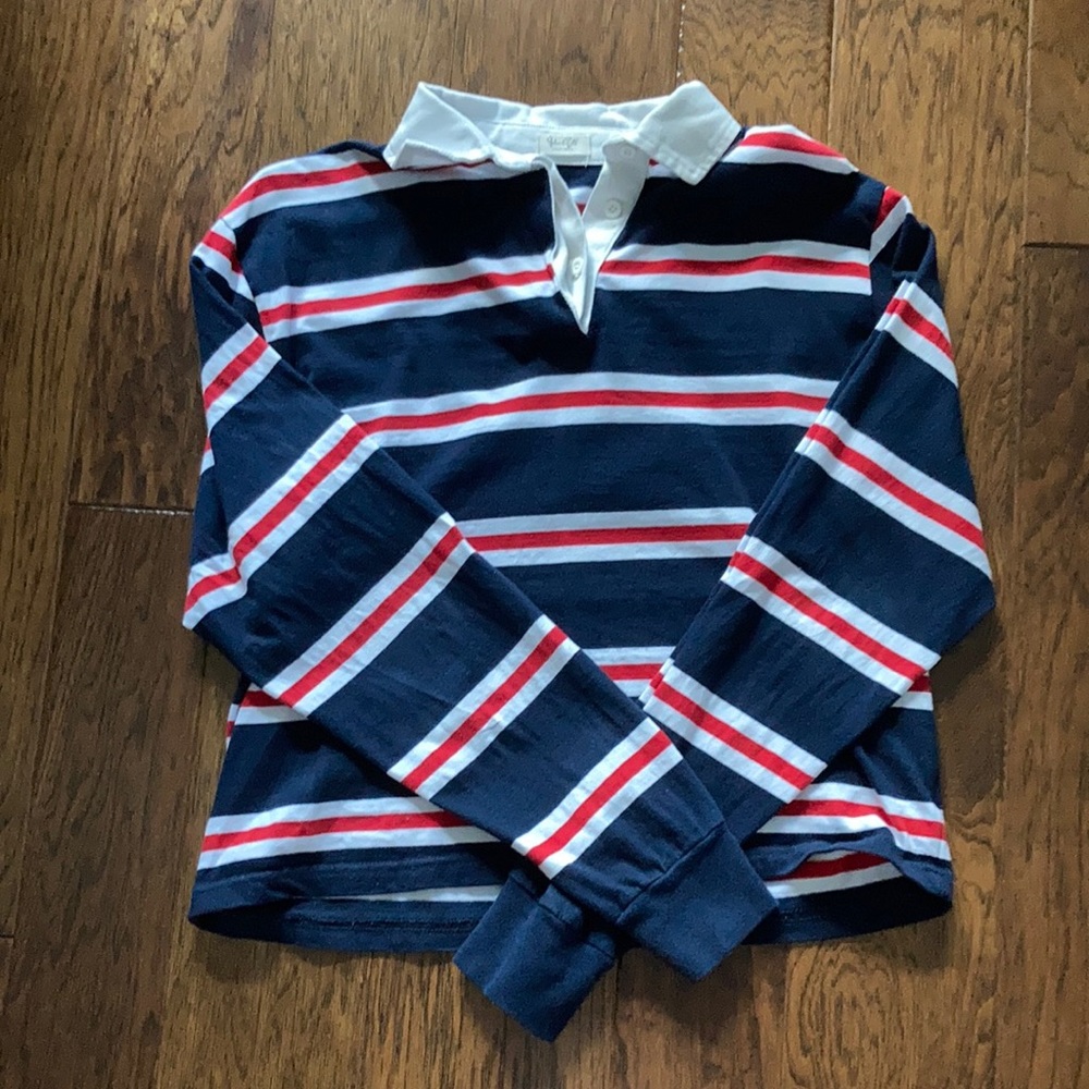brandy melville striped polo